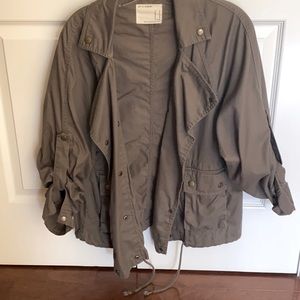Army Green oversized jacket. Never worn!